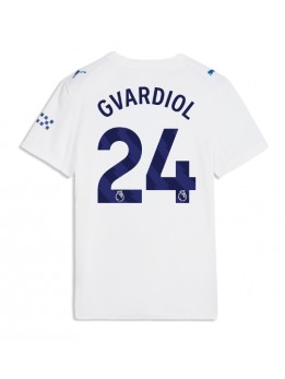Ženski Nogometna dresi replika Manchester City Josko Gvardiol #24 Tretji 2026-27 Kratek rokav Ženski Nogometna dresi replika Manchester City Josko Gvardiol #24 Tretji 2026-27 Kratek rokav